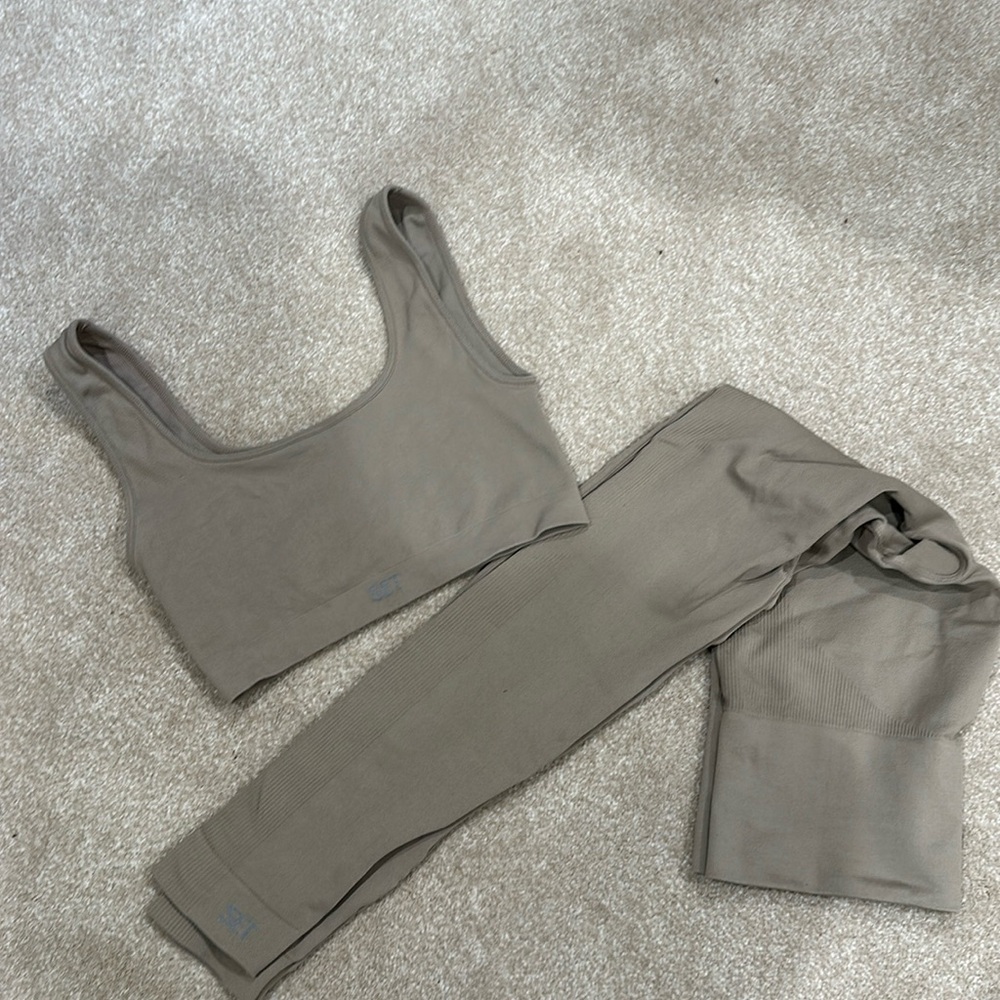 Set Active Ribbed Matching Set, Size Small
